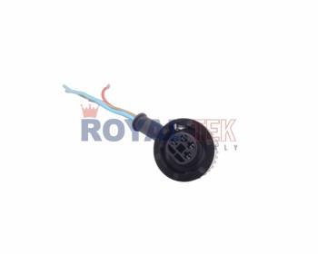FICHA DE CONEXION ROYALTEK 4 VIAS (CUATRO) SENSOR DE VELOCIDAD SCANIA MERCEDES BENZ / VOLVO - VENTA EN PAQUETES DE 5 UNIDADES ---